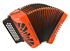 Баян диатонический Hohner El Rey del Vallenato ADG (orange)