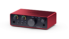 Аудиоинтерфейс Focusrite Scarlett Solo 4th Gen, Черный