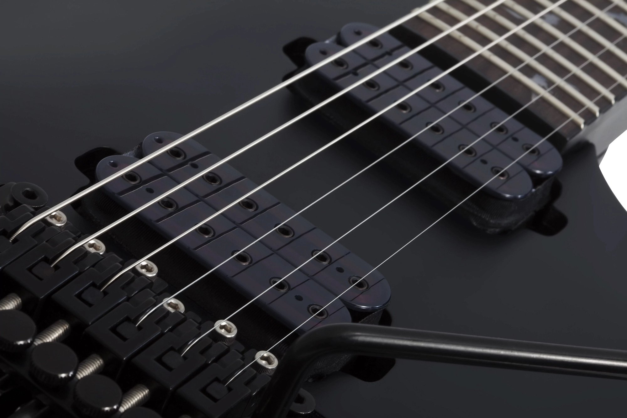 Электрогитара Schecter DAMIEN-6 FR Satin Black - 21