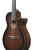 Классическая гитара Ibanez AEG74N-MHS, Коричневый санбёрст - 2