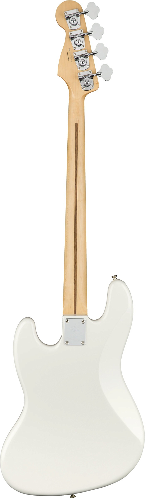 Бас-гитара Fender PLAYER Jazz Bass MN Polar White, Белый полярный - 9