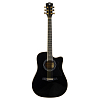 Акустическая гитара Rockdale Aurora D7 C Bk Gloss - 2