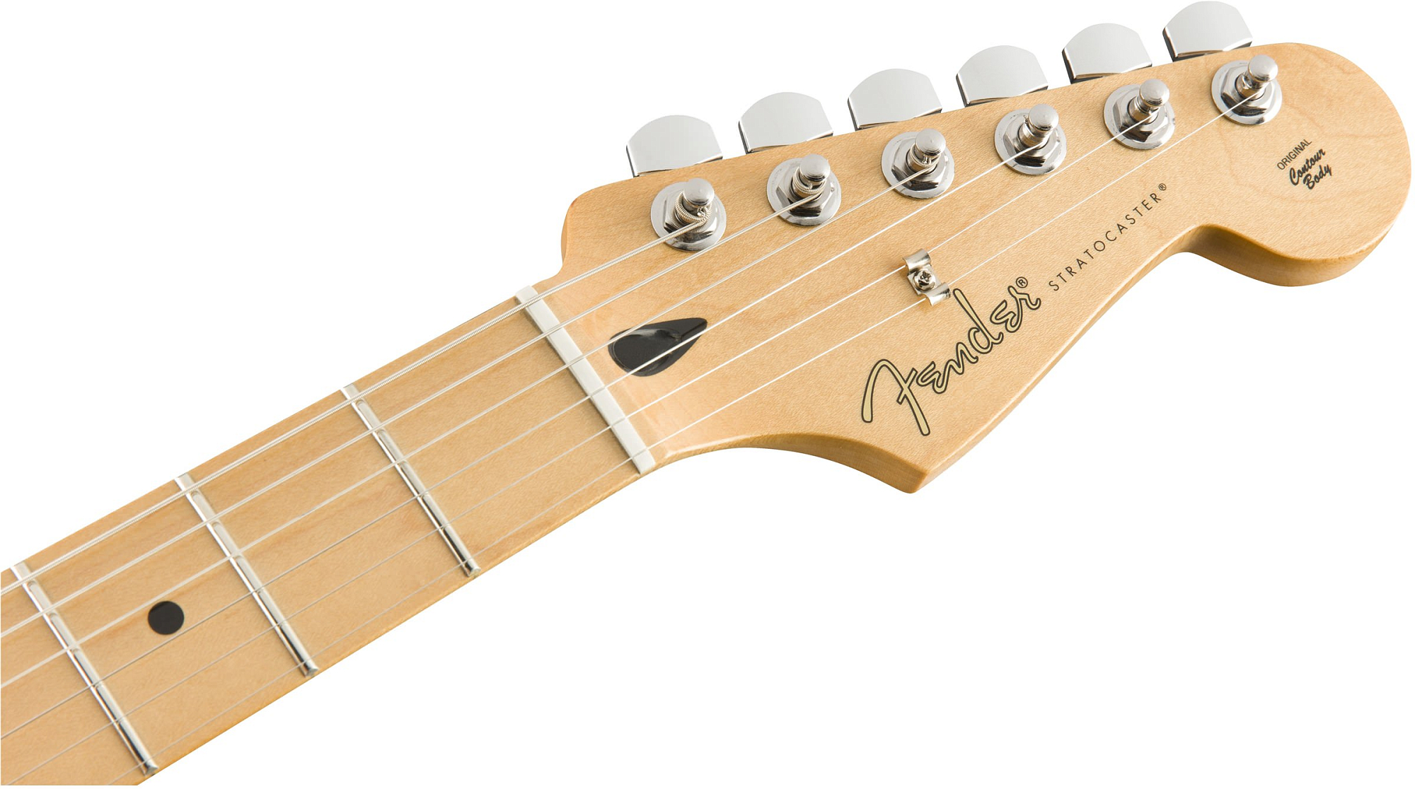 Электрогитара Fender PLAYER Stratocaster HSS MN Polar White, Белый полярный - 12