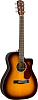Электроакустическая гитара Fender CC-140SCE Concert Sunburst - 3