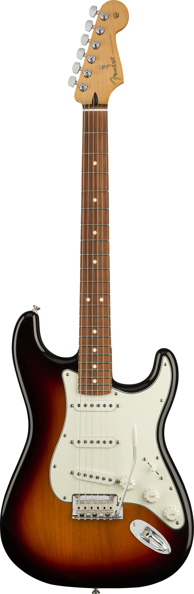 Электрогитара Fender PLAYER Stratocaster PF 3-Tone Sunburst, Санберст трёхцветный - 8