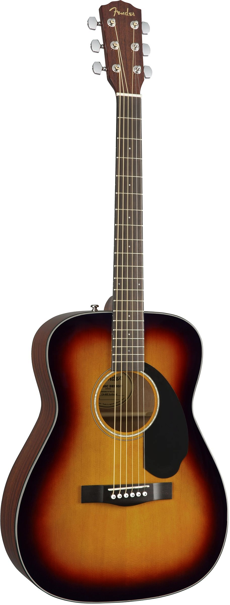 Акустическая гитара Fender Cc-60S Sunburst - 10