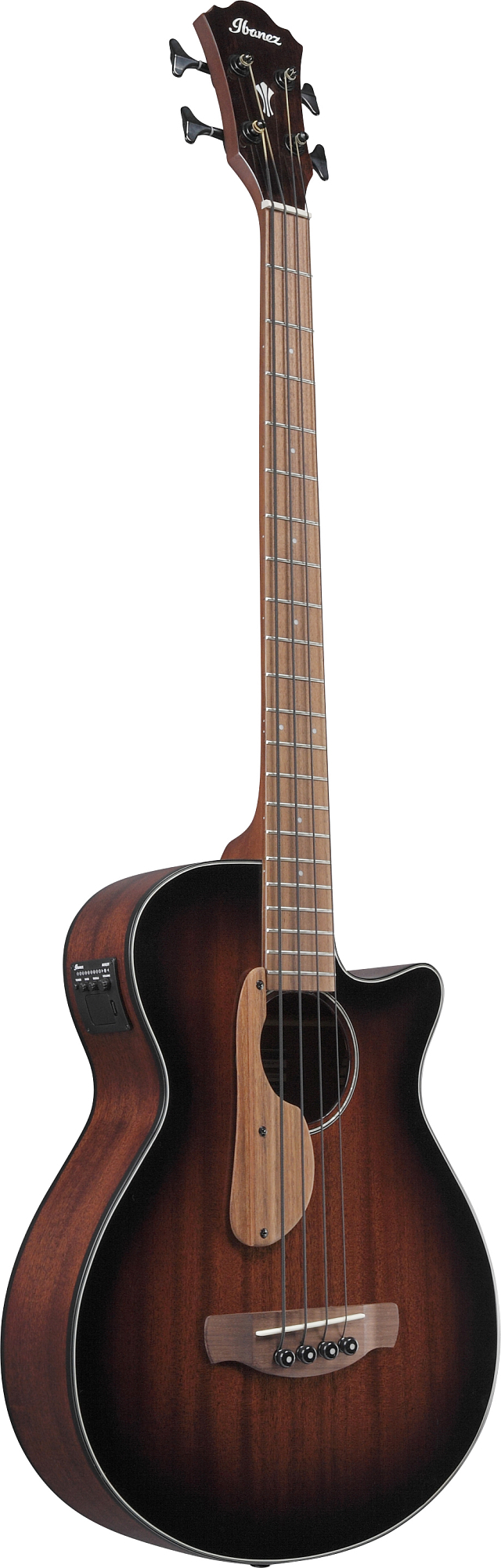 Бас-гитара Ibanez AEGB24E-MHS, Коричневый санбёрст - 13