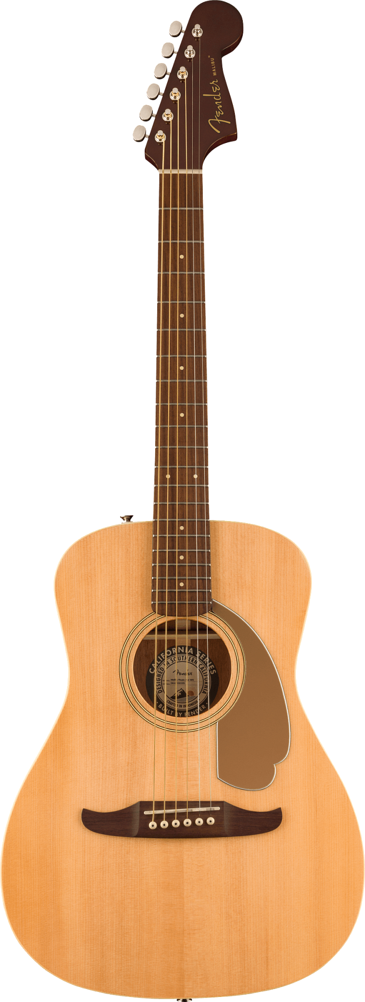 Акустическая гитара Fender Malibu Player, Walnut Fingerboard, Gold Pickguard, Natural - 2