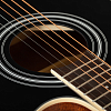 Акустическая гитара Rockdale Aurora D6 C Bk Satin, Черный - 6