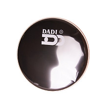 DHB24 Пластик для бас-барабана 24, черный, Dadi