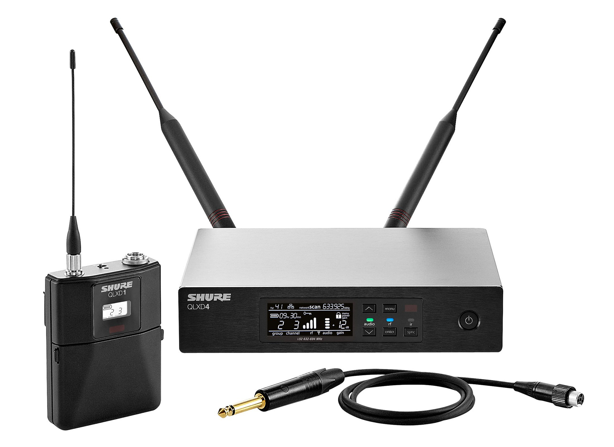 Инструментальная радиосистема Shure QLXD14E G51 - 2