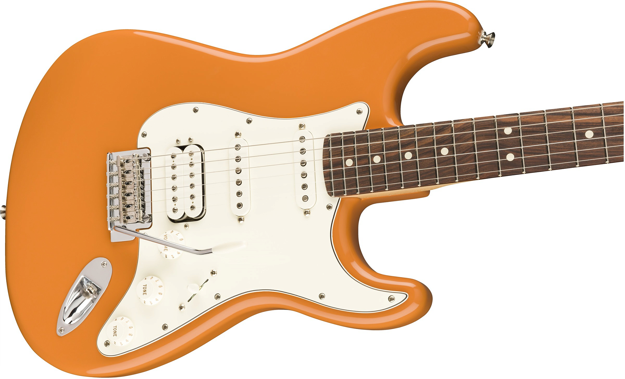 Электрогитара Fender PLAYER Stratocaster HSS PF Capri Orange, Оранжевый - 9