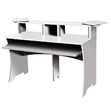 Glorious Workbench White  стол аранжировщика, 2 рэковые стойки х 4U, цвет белый, из 2-х коробок