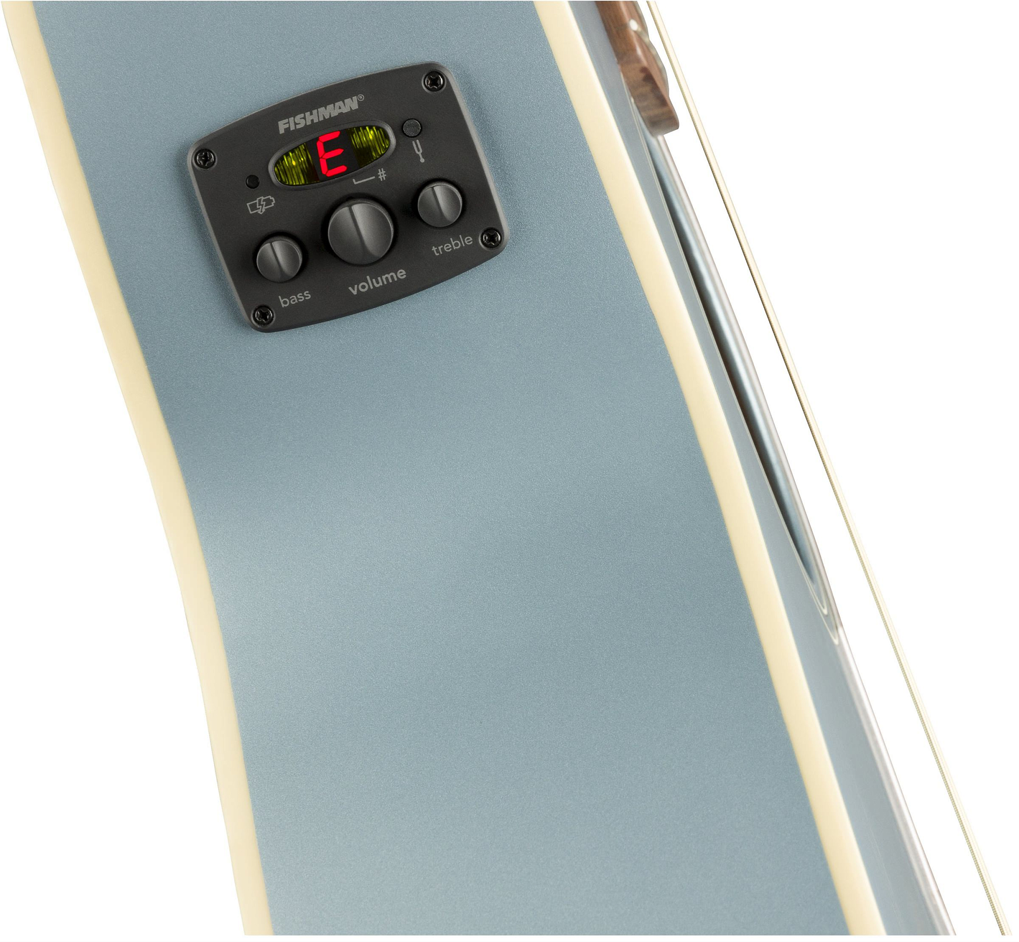 Акустическая гитара Fender Newporter Player Ice Blue Satin, Голубой ледяной - 13