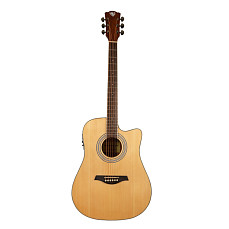 Акустическая гитара Rockdale Aurora D6 C Nat E Gloss