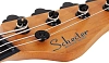 Бас-гитара Schecter MODEL-T 4 EXOTIC BLACK LIMBA Blue - 5