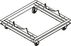 Транспортная тележка для Aero-12A Das Audio PL-12S