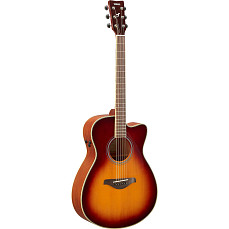 Трансакустическая гитара Yamaha FSC-TA BROWN SUNBURST