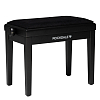 Банкетки для клавишных инструментов Rockdale RHAPSODY 135 SV BLACK - 2