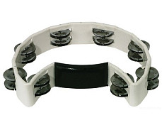 GEWA Jingle Wreath Half Moon 16 Jingles White тамбурин полукруглый