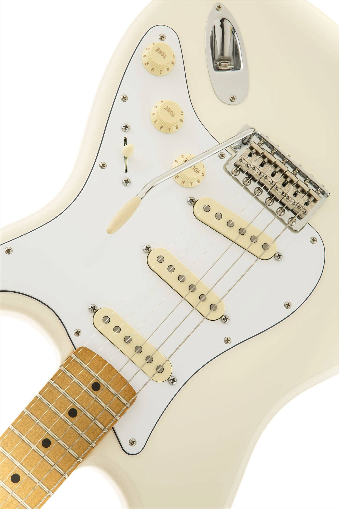 Электрогитара Fender Stratocaster JIMI HENDRIX Stratocaster MN Olympic White, Белый олимпийский - 11