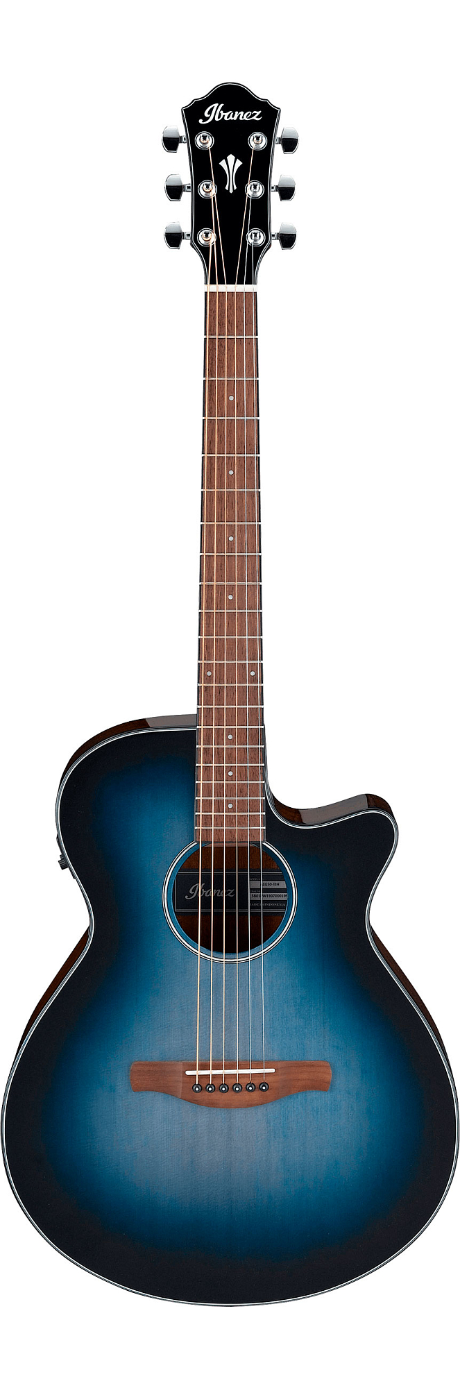Акустическая гитара Ibanez AEG50-IBH, Синий - 7