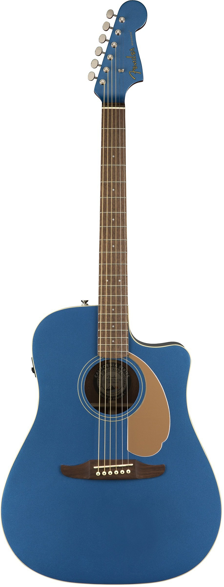 Акустическая гитара Fender Redondo Player Belmont Blue - 8