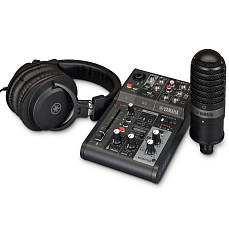 Комплект для звукозаписи Yamaha AG03MK2 Black LSPK