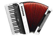 A1681 BRAVO III 120 Аккордеон, белый, Hohner