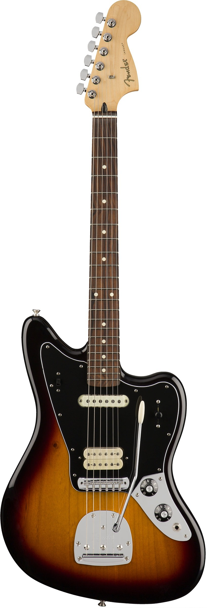 Электрогитара Fender PLAYER Jaguar 3-Tone Sunburst, Санберст трёхцветный - 8