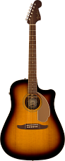 Акустическая гитара Fender Redondo Player, Walnut Fingerboard, Gold Pickguard, Sunburst