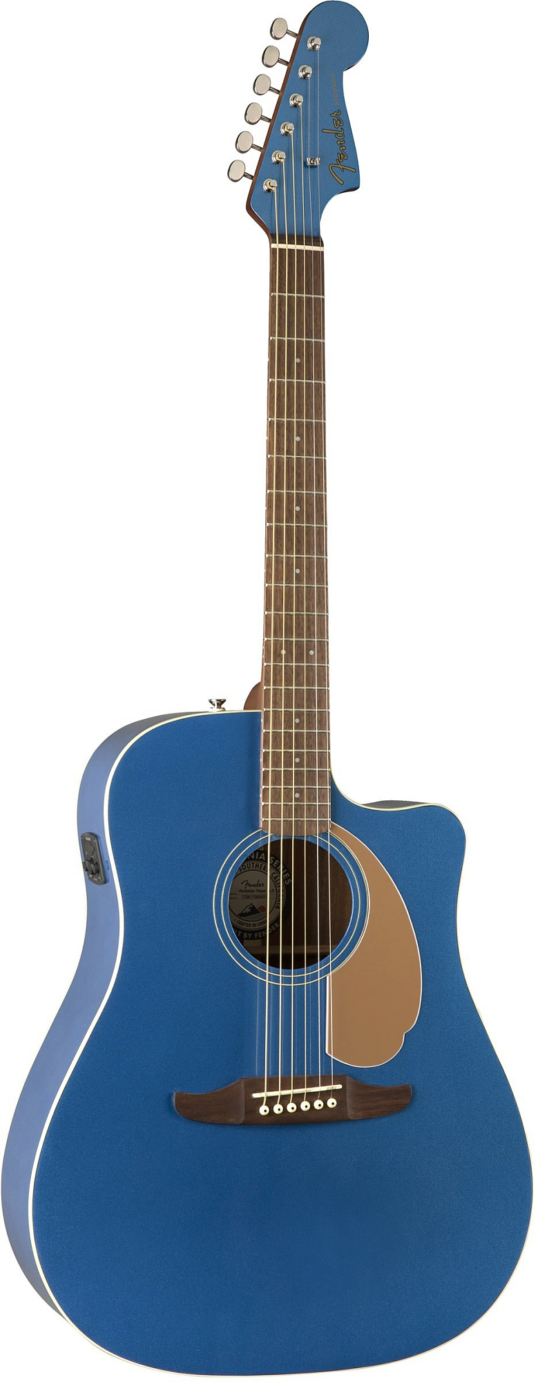 Акустическая гитара Fender Redondo Player Belmont Blue - 9