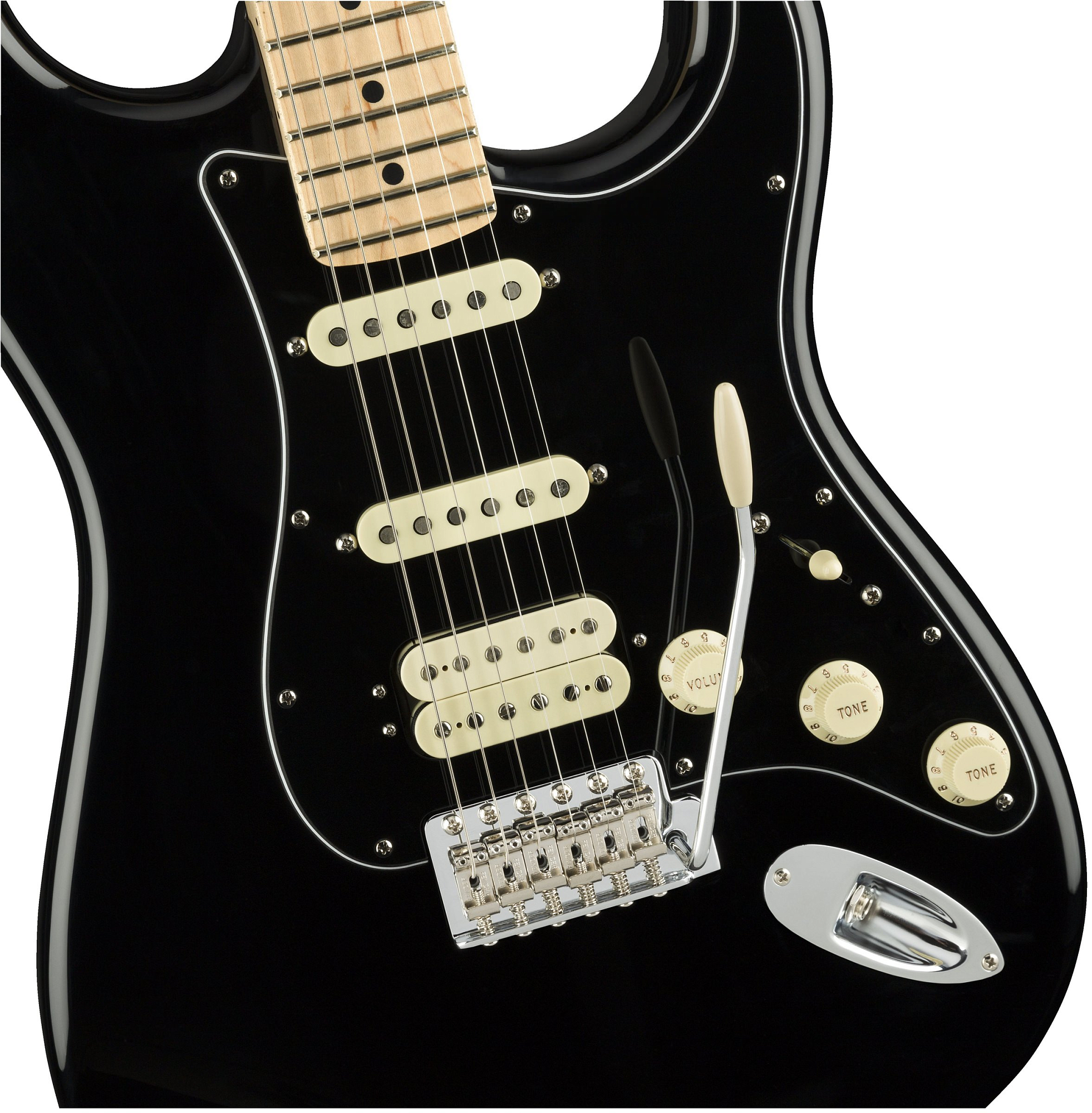 Электрогитара Fender American Performer Stratocaster HSS MN BLACK - 11
