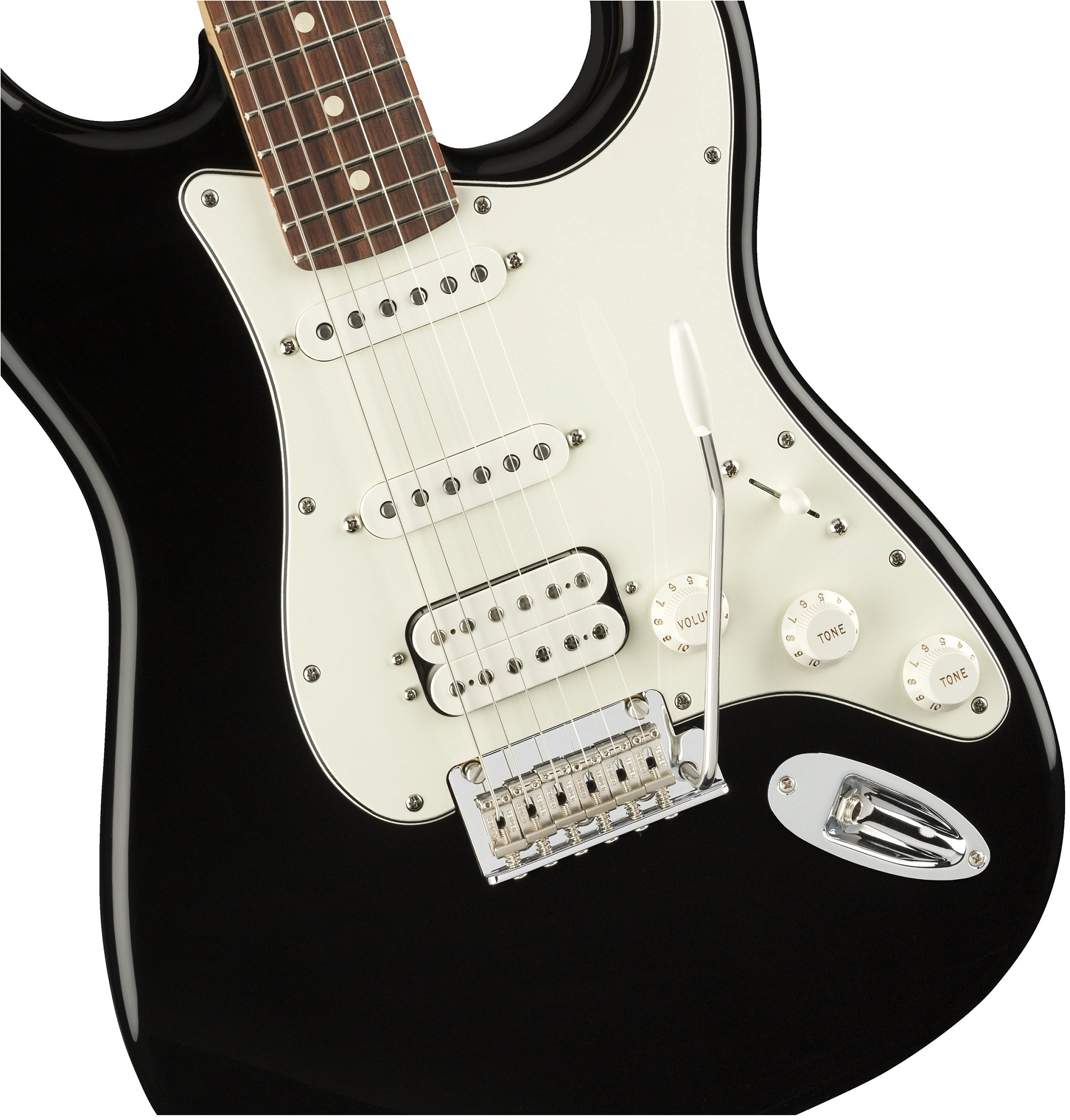 Электрогитара Fender PLAYER Stratocaster HSS PF Black - 10