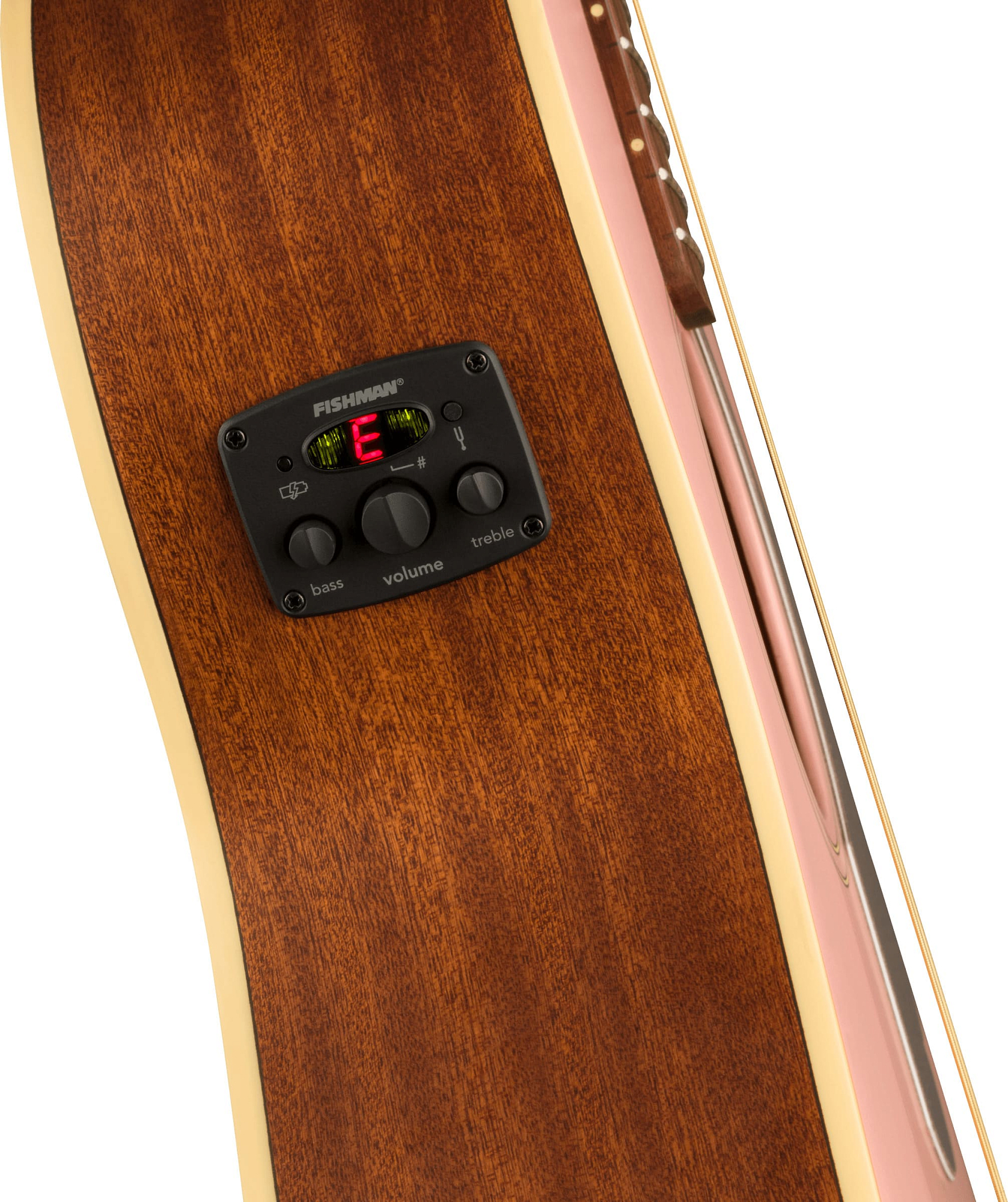 Акустическая гитара Fender Newporter Player Shell Pink, Розовый Shell - 11