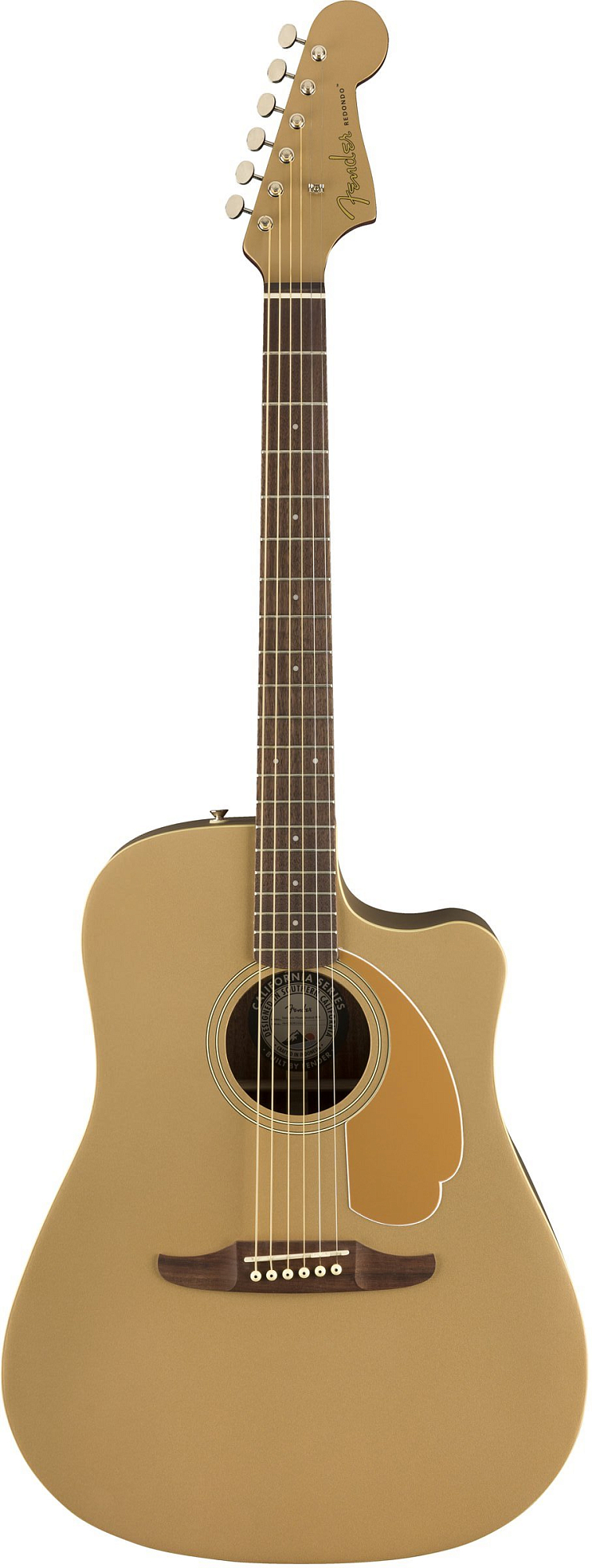 Акустическая гитара Fender Redondo Player Bronze Satin, Бронзовый - 8