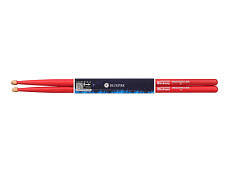10104009 Colored Series Bluefire 7A RED Барабанные палочки, орех гикори, красные, HUN