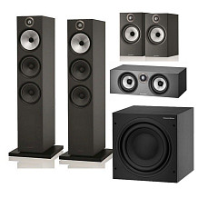 Комплект домашнего кинотеатра Bowers & Wilkins 600 Anniversary 5.1 Cinema Set black