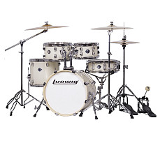 Барабанная установка Ludwig LC197-2 Accent Pro, белая, 2 коробки