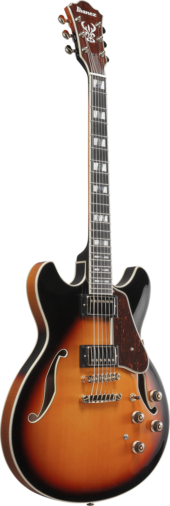 Электрогитара Ibanez AS113-BS, Санберст - 13