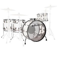 Набор барабанов Ludwig L8264LX38 Vistalite Zep Set, акрил, прозрачный, 5к