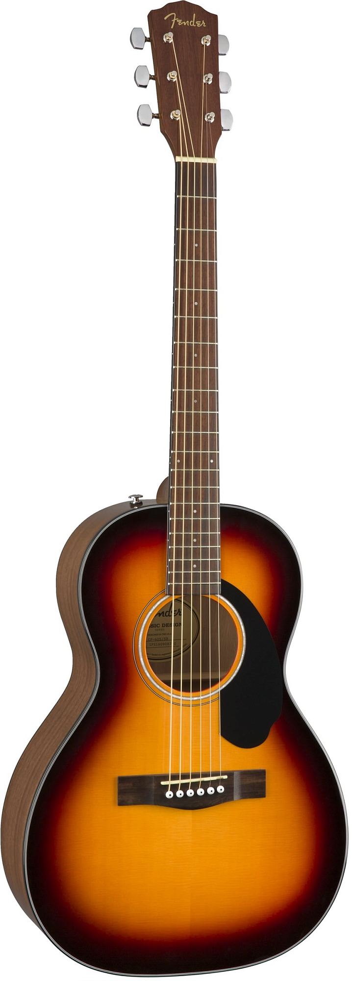 Акустическая гитара Fender CP-60S Parlor Sunburst - 8