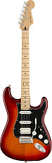 Электрогитара Fender PLAYER Stratocaster HSS Plus Top MN Aged Cherry Burst, Санберст