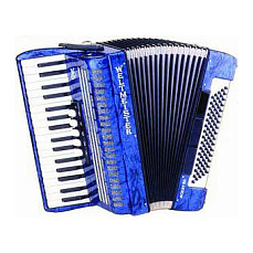 Achat-III-80/34-BL Achat 80 Аккордеон 34/80/III/5/3, синий, с ремнями и чехлом, Weltmeister
