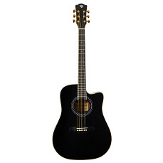 Акустическая гитара Rockdale Aurora D7 C Bk Satin, Черный