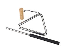NINO550 Треугольник 4 со шнурком и ручкой, Nino Percussion