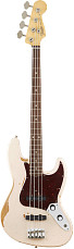Бас-гитара Fender Flea Jazz Bass Roadworn RW Shell Pink, Розовый Shell