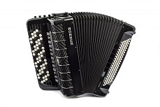 Кнопочный аккордеон Hohner MATTIA IV 120 BK gun black (B-Stepped)