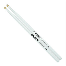 7KLHBW5B 5B Барабанные палочки, граб, деревянный наконечник, белые, Kaledin Drumsticks