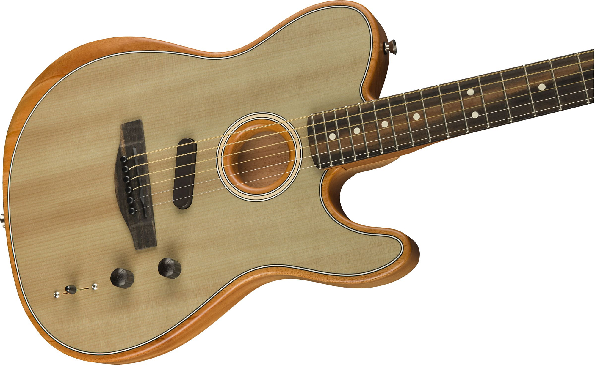 Электрогитара Fender American Acoustasonic Telecaster Sonic Gray, Серый - 9